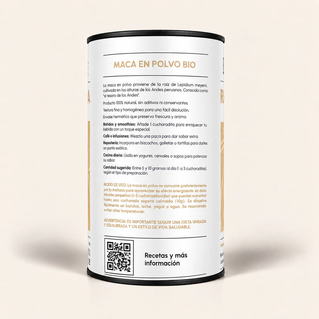 Raíz de Maca BIO en polvo